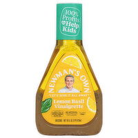 Newman's Own Dressing, Lemon Basil Vinaigrette, 16 Fluid ounce