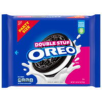 OREO Double Stuf Chocolate Sandwich Cookies, Party Size, 26.7 Ounce