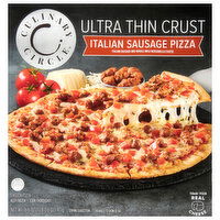 Culinary Circle Ultra Thin Crust Italian Sausage Pizza, 16.6 Ounce