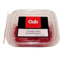 Cub Gummy Red Raspberries, 12 Ounce