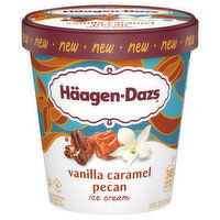 Haagen-Dazs Ice Cream, Vanilla Caramel Pecan, 14 fl Oz, 14 Fluid ounce