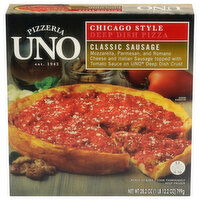 Pizzeria UNO Frozen Pizza, Classic Sausage, 28.2 Ounce