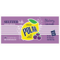 Polar Sparkling Blueberry Lemonade Seltzer'ade, 8 Each