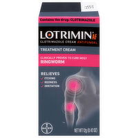 Lotrimin AF Treatment Cream, Antifungal, Ringworm, 0.42 Ounce