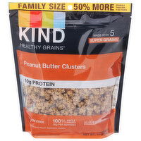 Kind Healthy Grains Granola, Peanut Butter Clusters, 17 Ounce