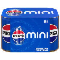 Pepsi Mini Cola, 6 Each