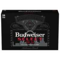 Budweiser Select Beer, Light Lager, 24 Each
