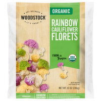 Woodstock Organic Rainbow Cauliflower Florets, 10 Ounce