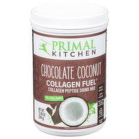 Primal Kitchen Collagen Fuel Drink Mix, Collagen Peptide, Chocolate Coconut, 13.89 Ounce