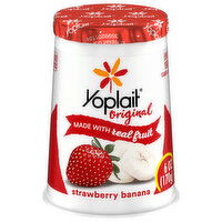 Yoplait Original Yoplait, Low Fat, Strawberry Banana, 6 Ounce