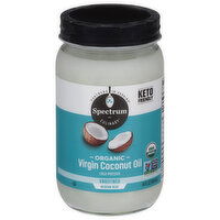 Spectrum Organic Virgin Unrefined Medium Heat Coconut Oil, 14 Fluid ounce