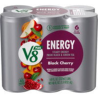 V8® +Energy® Black Cherry Juice Energy Drink, 48 Fluid ounce