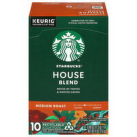 Starbucks Medium Roast House Blend Coffee, 10 Each