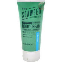 The Seaweed Bath Co Body Cream, Unscented, Hydrating, Soothing, 6 Ounce