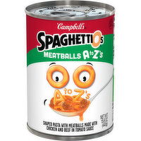 Campbell's® SpaghettiOs® Canned Pasta with Chicken Meatballs, 15.6 Ounce