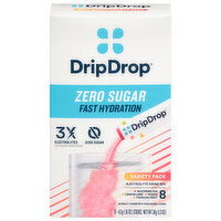 DripDrop Zero Sugar Fast Hydration Electrolyte Drink Mix Variety Pack, 8 Each