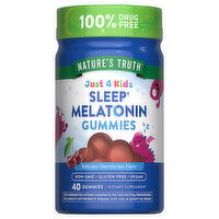 Nature's Truth Just 4 Kidz Sleep Melatonin, Gummies, Delicious Cherrylicious Flavor, 40 Each