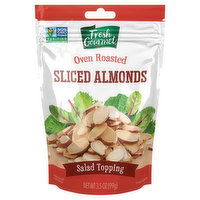 Fresh Gourmet Salad Topping, Sliced Almonds, Oven Roasted, 3.5 Ounce