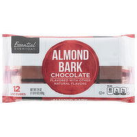 Essential Everyday Almond Bark, Chocolate, 12 Each