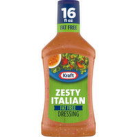 Kraft Zesty Italian Fat Free Salad Dressing, 16 Fluid ounce