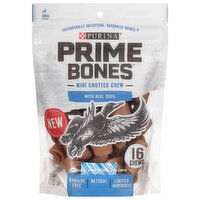 Prime Bones Dog Chew, Mini Knotted, Small (5-35 lbs), 16 Each