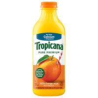 Tropicana No Pulp Pure Premium 100% Orange Juice, 46 Fluid ounce