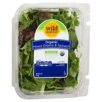 Wild Harvest Mixed Greens & Spinach, Organic, 5 Ounce