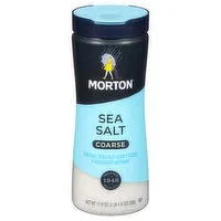 Morton Sea Salt, Coarse, 17.6 Ounce