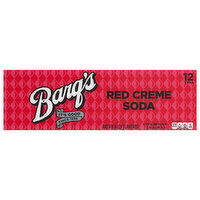 Barq's Soda, Red Creme, 12 Each