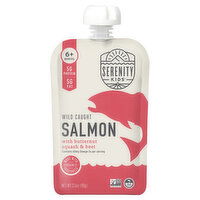 Serenity Kids Salmon, with Butternut Squash & Beet, Wild Caught, 6+ Months, 3.5 Ounce