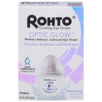 Rohto Optic Glow Cooling Eye Drops, 0.4 Fluid ounce