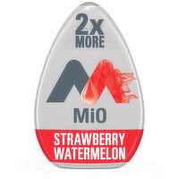 Mio Strawberry Watermelon Naturally Flavored Liquid Water Enhancer with 2X More, 3.24 Fluid ounce