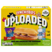Lunchables Uploaded Ham and American Sub Sandwich Lunch Combinations, 1 Each