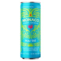 Monaco Craft Cocktail, Classic Mai Tai, 12 Ounce