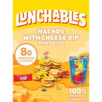 Lunchables Nachos Cheese Dip & Salsa Meal Kit with Capri Sun Fruit Punch Drink & Kit Kat Candy Bar, 10.7 Ounce