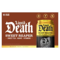 Liquid Death Sweet Tea, Sweet Reaper, 6 Each