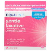 Equaline Gentle Laxative, 5 mg, Tablets, 25 Each