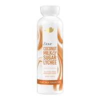 Dove Coconut Milk & Sugar Lychee, Body Wash, 17.5 Ounce