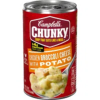 Campbell's® Chunky® Chunky® Soup, Chicken Broccoli Cheese Soup, 18.8 Ounce