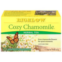 Bigelow Herbal Tea, Caffeine Free, Cozy Chamomile, Tea Bags, 20 Each