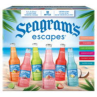 Seagram's Escapes Malt Beverage, Premium, Jersey Shore, 12 Each