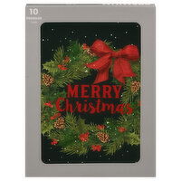 PaperCraft Holiday Collection Holiday Cards, Premium, 10 Each