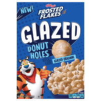 Frosted Flakes Cereal, Original, Donut Holes, Glazed, 10 Ounce