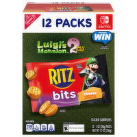 Ritz Luigi's Mansion Cracker Sandwiches, Cheese, Bits, 12 Each