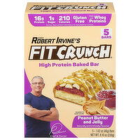 FitCrunch Baked Bar, High Protein, Peanut Butter and Jelly, 5 Each