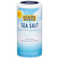 Hain Pure Foods Sea Salt, 21 Ounce