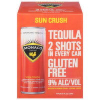 Monaco Cocktail, Sun Crush, 4 Pack, 4 Each