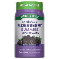 Nature's Truth Delicious Berry Flavor Sambucus Elderberry, 50 Each