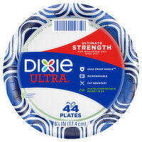 Dixie Ultra 6.875 Inch Plates, 44 Each
