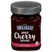 Delallo Spread, Sour Cherry, 10 Ounce